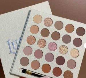 shein 25 color eyeshadow palette in the "lucky me"